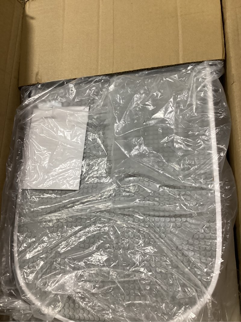Condition photo showing New/Like New for merach vibration plate exercise machine, curved vibration plate for lymphatic drainage weight loss, vibrating plate with real-time calorie tracking on led display, workout equipment for home women men grey