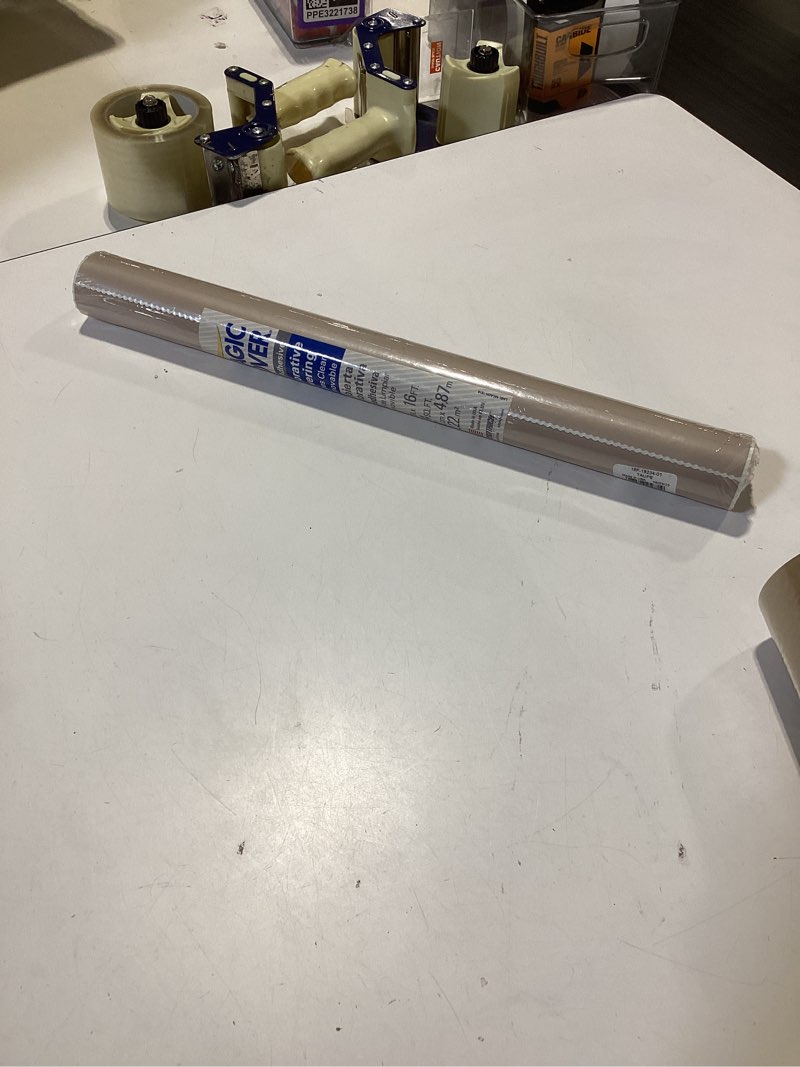 con-tact creative covering 16 ft. l x 18 in. w taupe caning self-adhesive shelf liner