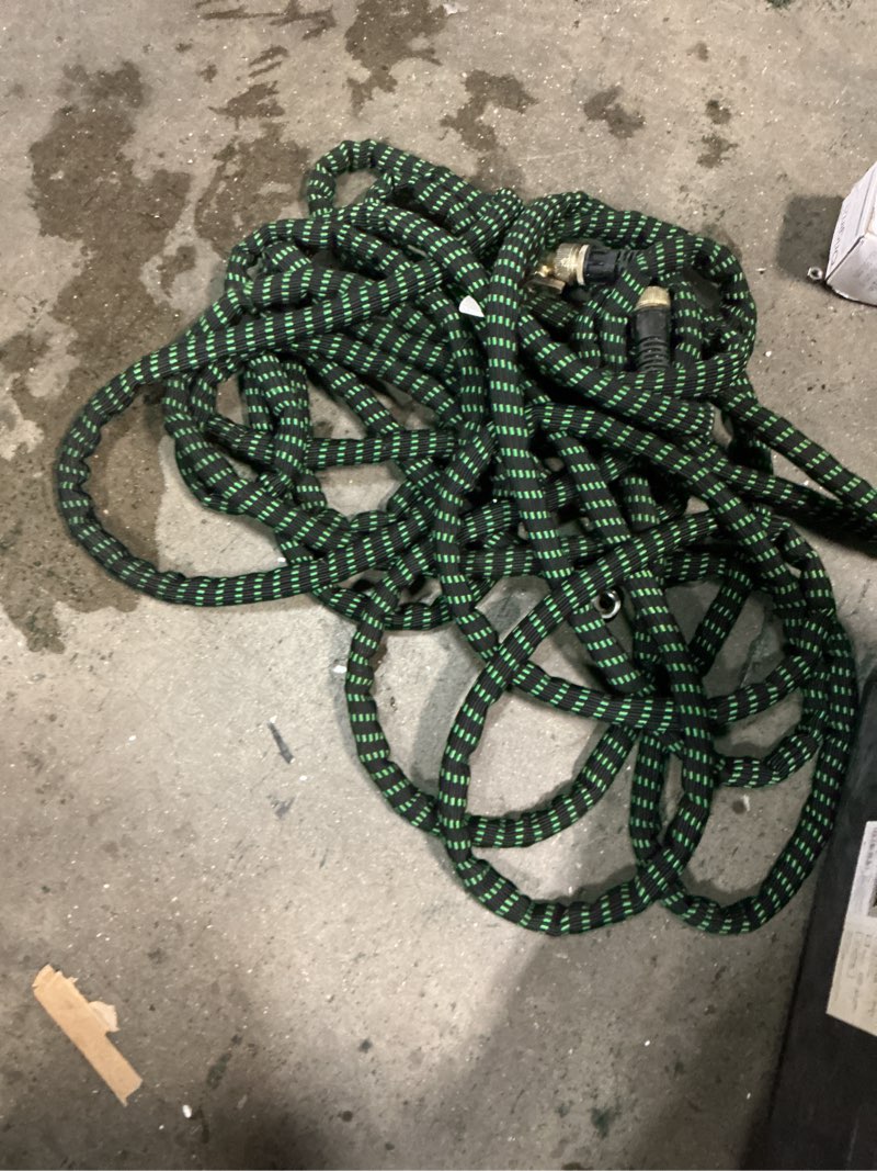 flex-able hose xtreme 1-in x 50-ft kink free woven green hose