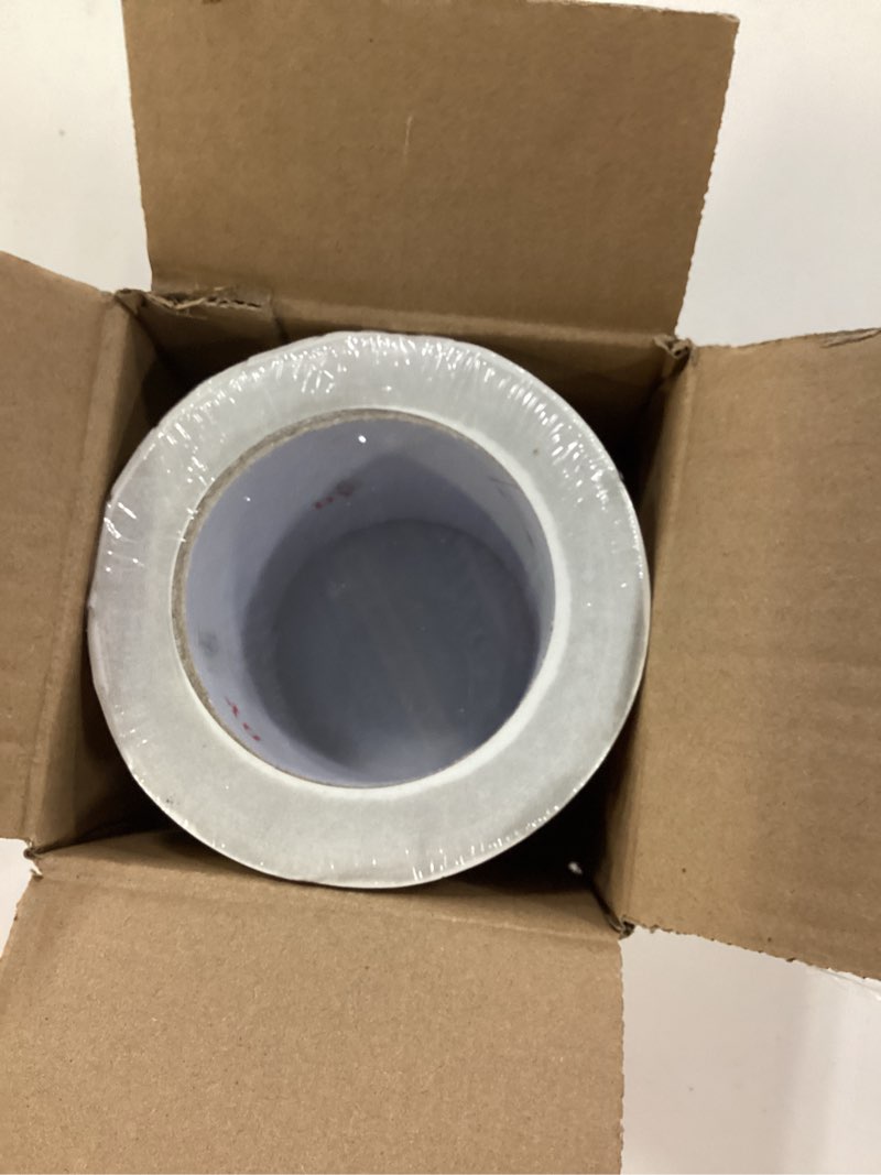 Condition photo showing As Is for butyl tape waterproof tape aluminum foil tape tape 100mm(w) x 5m(l) x 1.2mm(t)  waterproofing in toilets  pipelines  roof cracks  rvs  sunshades  wind