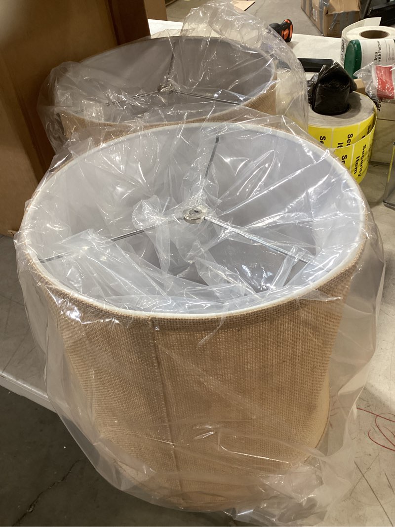 15" h x 11" w drum lamp shade -  (spider attachment)