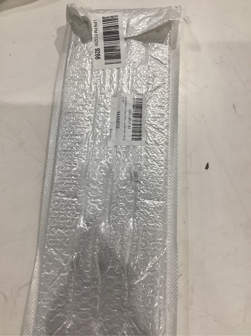 Condition photo showing Good Condition for 2 pack stainless steel venting panel for grill accessory stainless steel vent cover grill vent for masonry fire pits and outdoor kitchen, 15" by 4-1/2" silver 2 pack