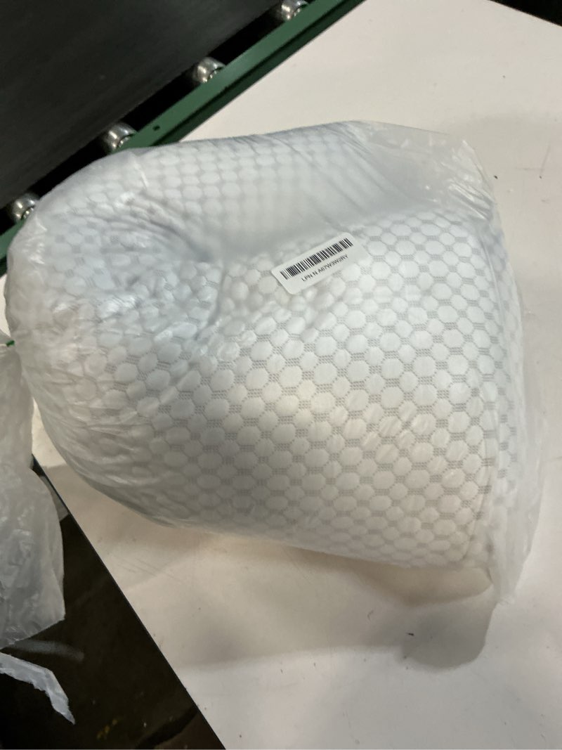 Condition photo showing Good Condition for cooling knee pillow for side sleeper, 3"leg pillow for side sleeping, 100% cooling fabric pillow for between knees while sleeping - high support alternative for relieving leg, back, and knee pain cooling 3 in