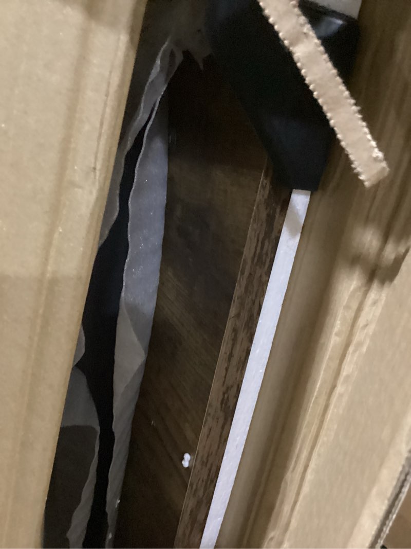 Condition photo showing Good Condition for Standing Desk Adjustable Height, Mobile Stand Up Desks with Wheels Small Computer Desks Rolling Desk, Portable Laptop Desks Rustic Standing Table Sit Stand Home Office Desks 16"x31.5" Height 27"-43.5"