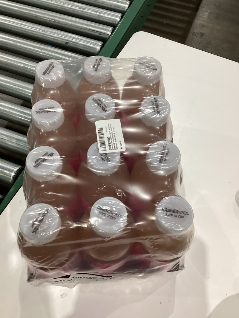 Condition photo showing New/Like New for vitaminwater Shine Strawberry Lemonade Zero Sugar, Flavored Water Beverage, 20 fl oz Bottles, 12 Pack Zero Sugar Shine Strawberry Lemonade 20 Fl Oz (Pack of 12)
