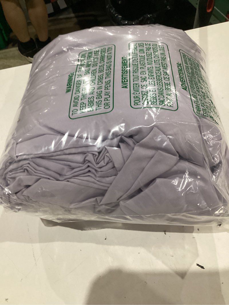 Condition photo showing As Is for mellanni extra deep king sheets - 4 pc iconic collection bedding - hotel luxury, ultra soft, cooling bed sheets - wrinkle, fade, stain resistant (king, lavender) 1335 lavender king - extra deep pocket