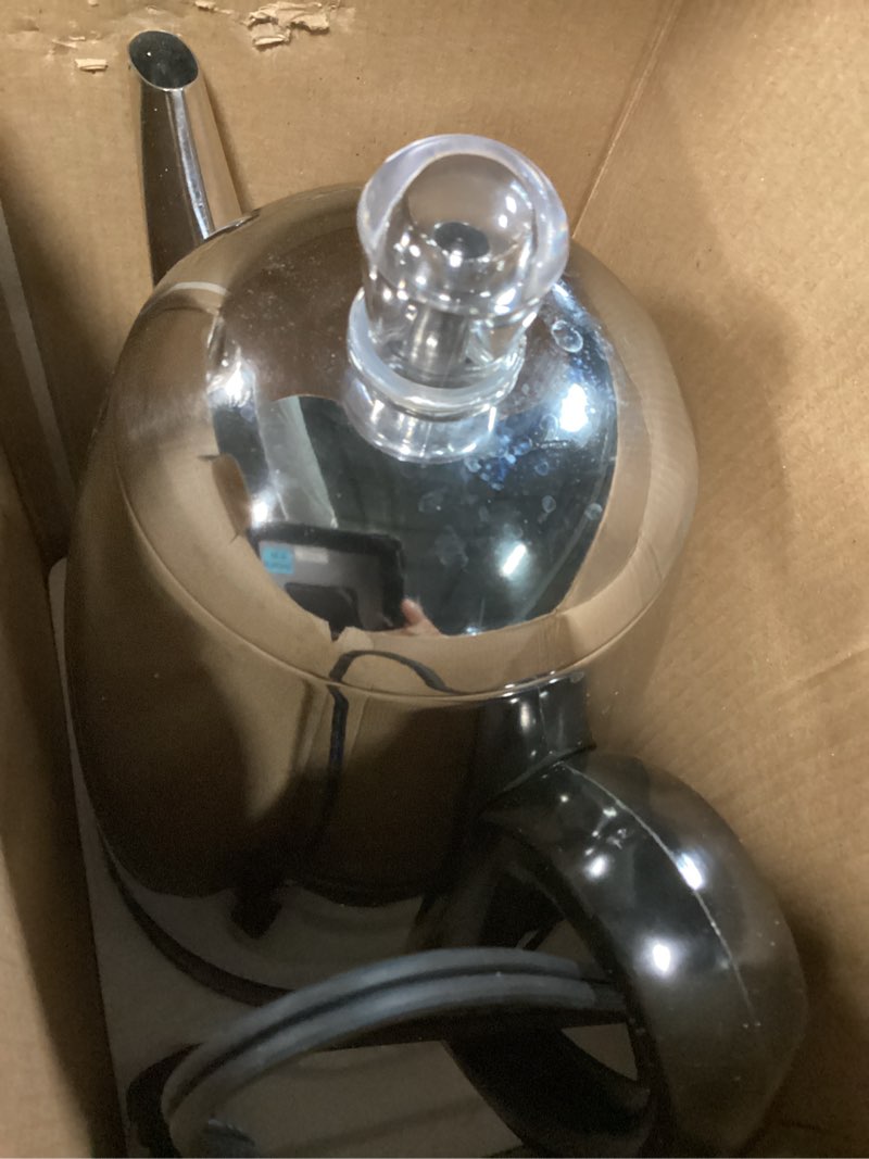 Condition photo showing Good Condition for west bend electric percolator classic style coffee maker with heat resistant handle base and detachable cord with stainless steel stem and basket, 12-cup, silver