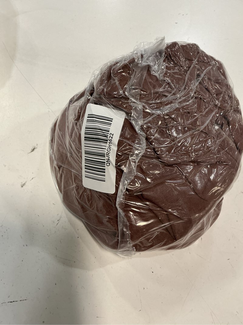 Condition photo showing Good Condition for european linen pillowcase set, standard, bordeaux