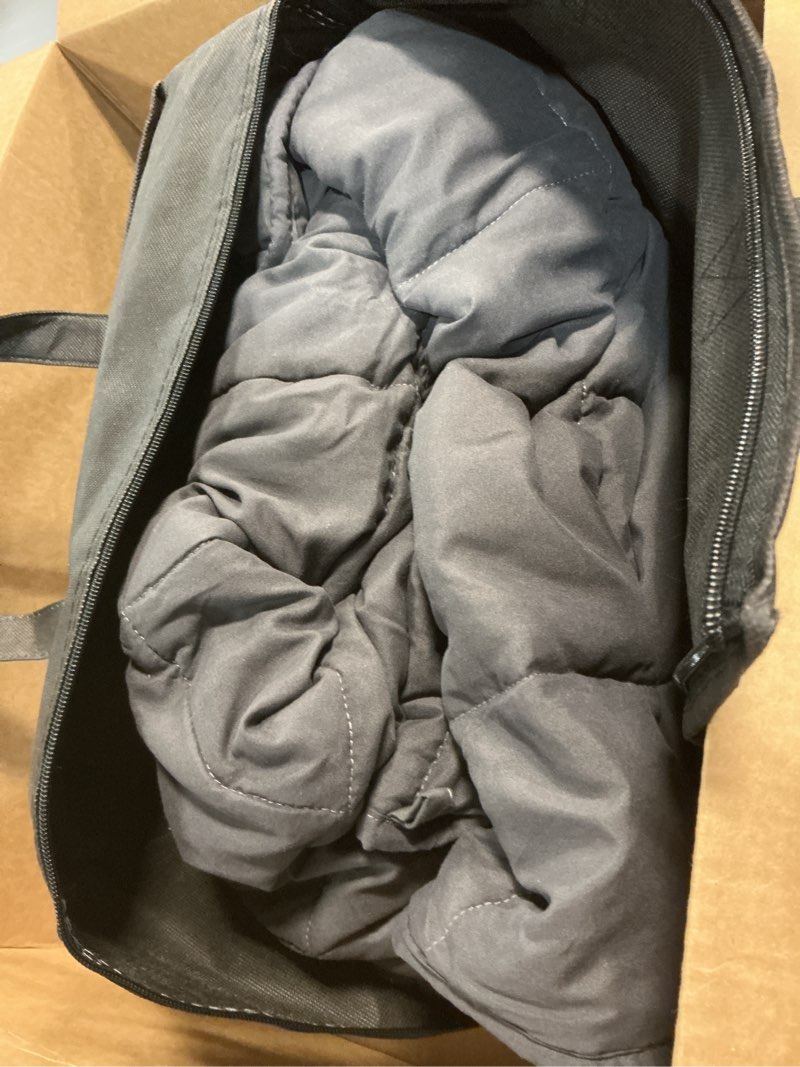 Condition photo showing Good Condition for ZonLi Royal Posh Velvet Weighted Blanket for Adults, Dual Sided Cozy Fluffy Heavy Blanket(60"x80",20lbs,Grey), Bed Sofa Heavy Blankets, Soft Material with Premium Glass Beads, Easy Care