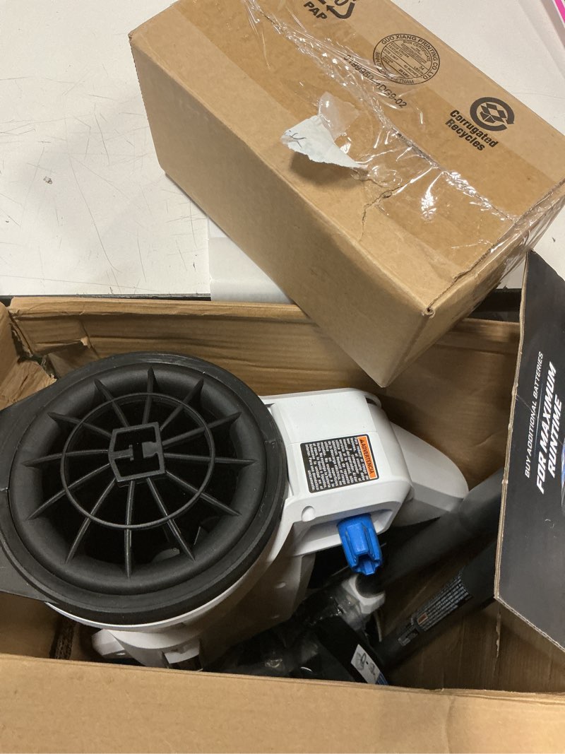 Condition photo showing As Is for hart 40-volt 12" trimmer and blower combo kit, generation two, (1) 4.0ah lithium-ion battery