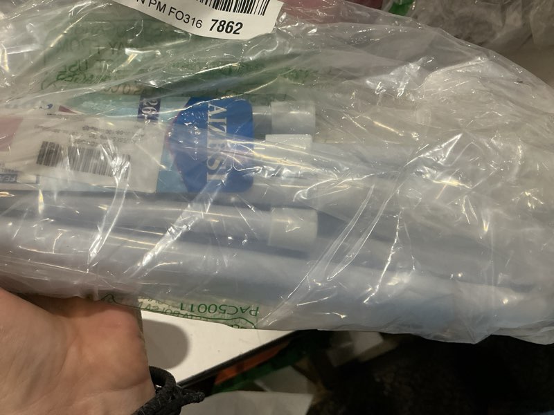 Condition photo showing Good Condition for aizesi spring tension rods adjustable tension curtain rod small tension rod no drilling expandable spring loaded curtain tension rod?white,26" to 39"-6pcs) white 26" to 39"-6pcs