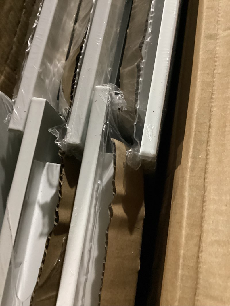 Condition photo showing Good Condition for 1 Pcs 10x4 Inch Air Vent Covers for Home Ceiling, 3-Way Solid Metal Wall Vent Cover Ac Vent Ceiling Register, Return Air Vent Cover, Vent Grill for Wall (White, Interior Size 10 x 4) 10x4 Inch 1