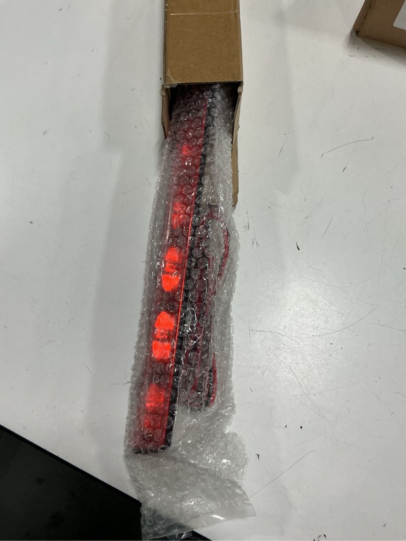 Condition photo showing Good Condition for third 3rd brake stop light red lens chrome housing compatible with leer are jason astro lights replace at-led-36r