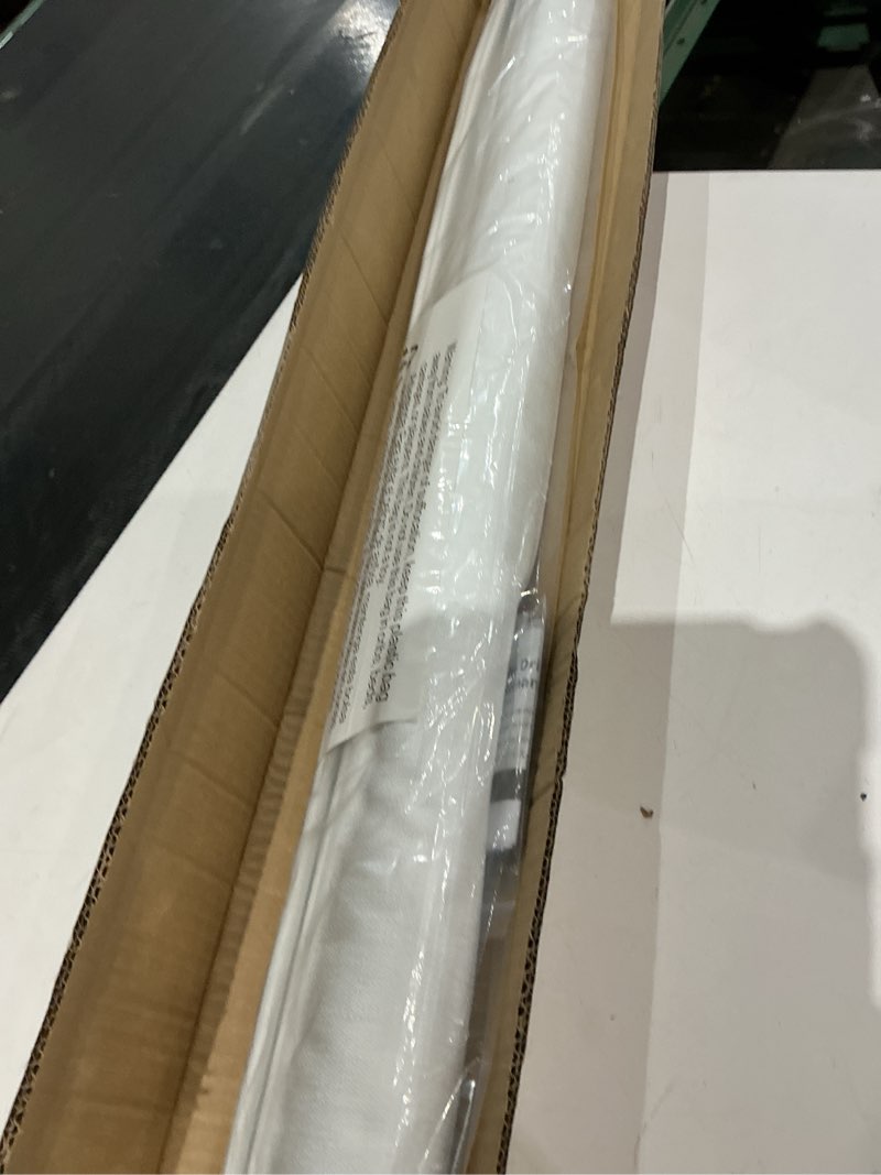 Condition photo showing Good Condition for unishades 100% blackout no tools no drill cordless roman shades for windows, size 44 3/4" w × 60" h (for windows 45" w × 60" h) blackout - off-white blackout - off-white 45" w × 60" h