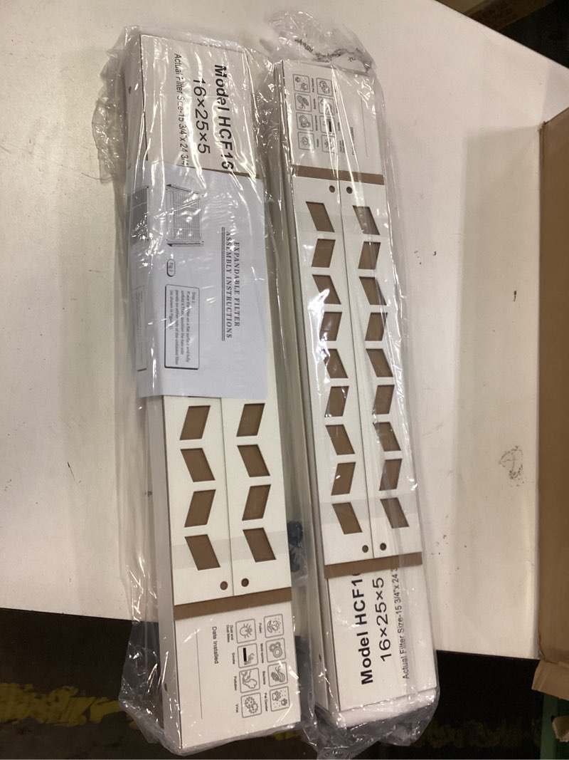 Condition photo showing New/Like New for DerBlue 2PACK 16x25x5 MERV 13 Furnace Filter Replacement Compatible with Lennox X6670 HCF16-11 Pleated HVAC,Foldable Design for Easy Installation & Space-Saving(Actual Size: 15.75 x 24.75 x 4.38in)