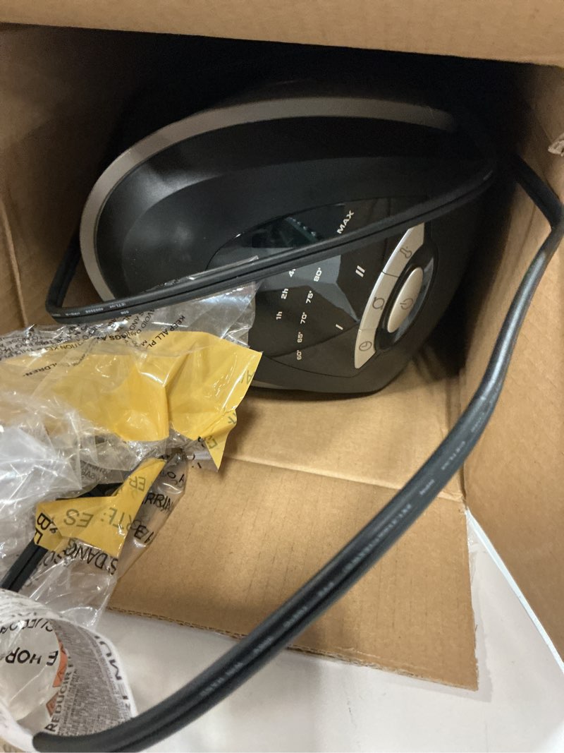 Condition photo showing As Is for Lasko Oscillating Ceramic Tower Space Heater for Home with Adjustable Thermostat, Timer and Remote Control, 22.5 Inches, Grey/Black, 1500W, 751320