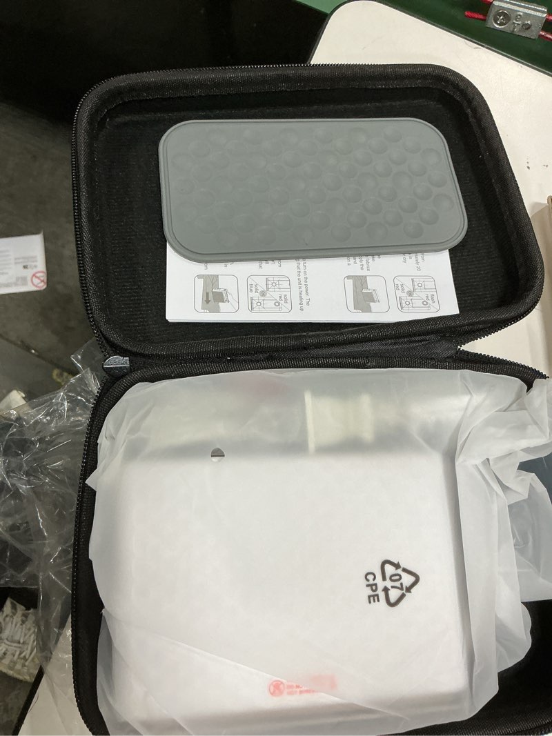 Condition photo showing Good Condition for newbealer travel steam iron for clothes, global voltage 100-240v handheld steamer, 293? dry ironing, non-stick ceramic soleplate, horizontal & vertical steaming, auto-off, silicone mat & bag, 1.5 lbs