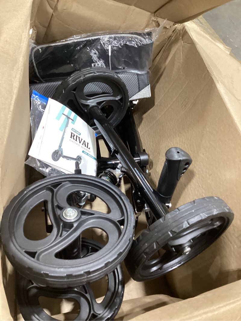 Condition photo showing Good Condition for gotrax electric scooter for adult,8.5" tire,12 mile & 15.5mph by 250w motor | 8.5" front air & rear solid tires, 36v 5.2ah battery, big lcd display with cruise control, drum brake foldable escooter black