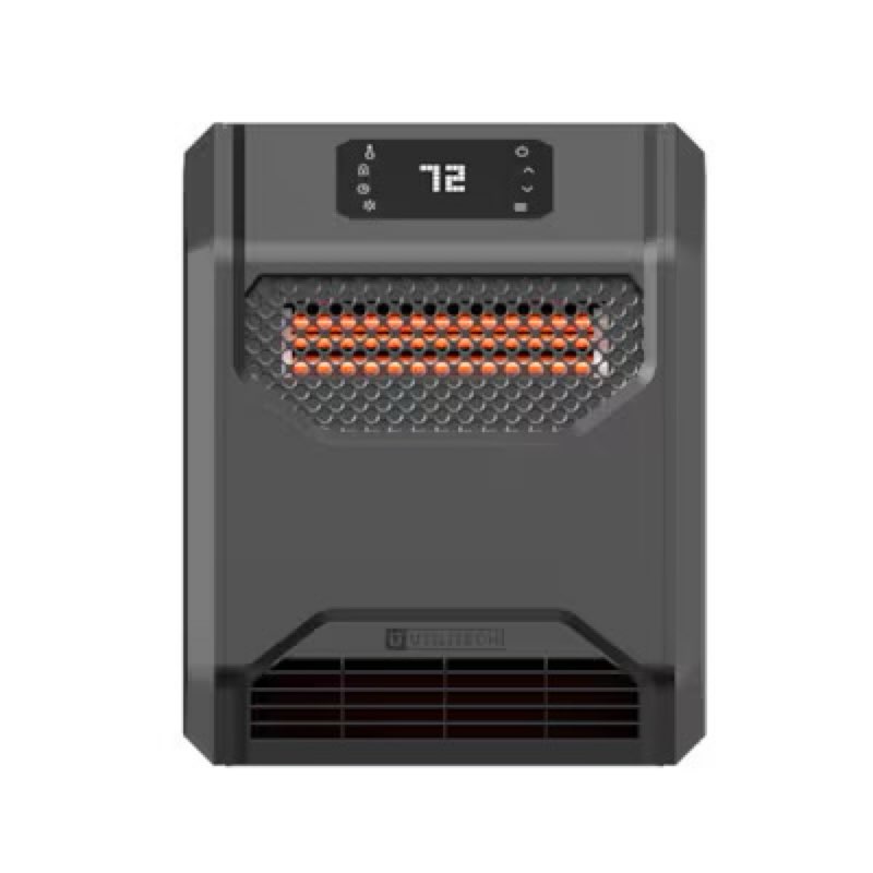 Utilitech 1500W Cabinet Heater 1500 -Watt Infrared quartz Cabinet Indoor Electric Space