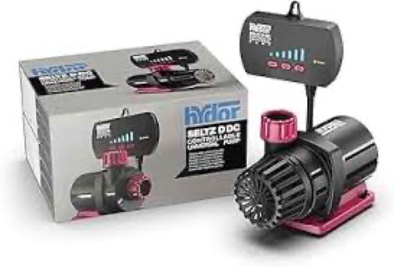 Hydor Seltz D DC Controllable Universal Pump 500 GPH, 750 GPH and 1000 GPH for Aquariums, Reefs, Pon