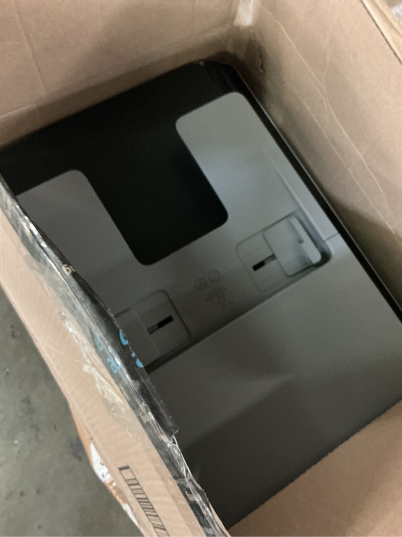 Condition photo showing As Is for hp smart tank plus 651 wireless all-in-one printer, ink tank printer-for-home use, 2 years of ink included auto document feeder, mobile print, scan, copy, fax, an ecotank alternative (7xv38a) white with black top