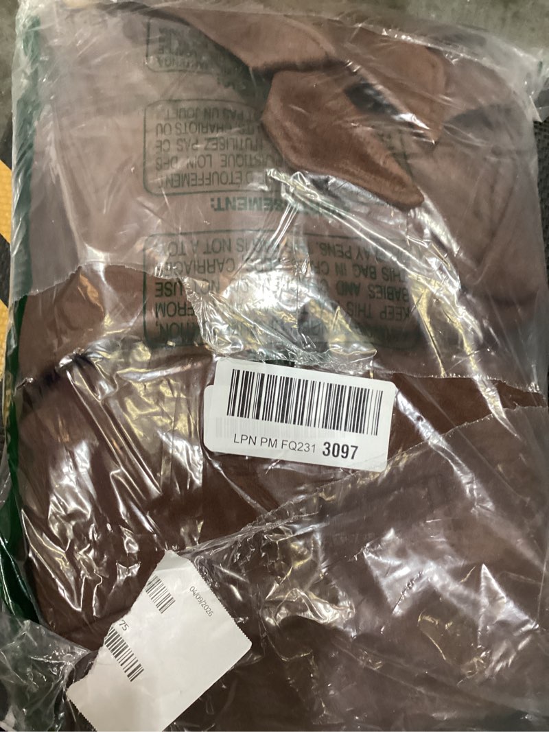 Condition photo showing Good Condition for utcoco womens faux suede long trench coat notched lapel double breasted pea coat overcoat with belt x-small brown