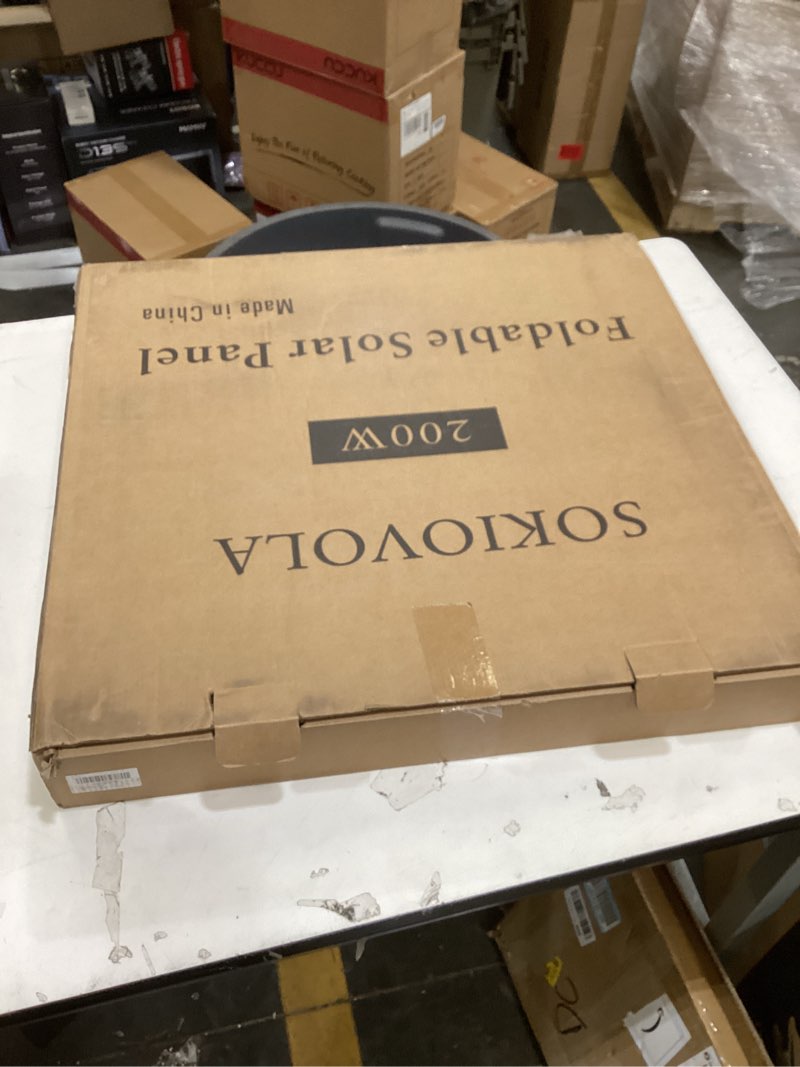 Condition photo showing Good Condition for N-Type 16BB 200W Portable Solar Panel for EF/Jackery/Bluetti/Anker Power Station 20V Foldable Solar Panel 25% High Efficiency IP68 Waterproof for Outdoor Trip RV Camping Blackout Off Grid SO-E200W