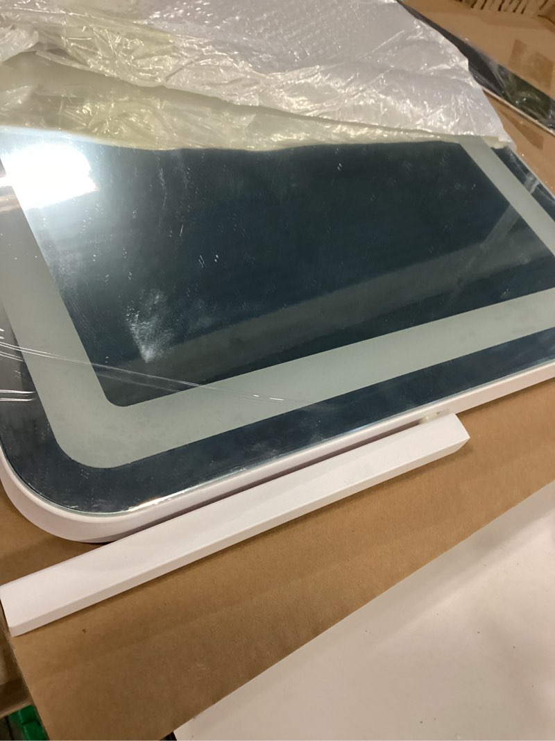 Condition photo showing Good Condition for FENNIO Vanity Mirror with Lights 22''x17'' Makeup Mirror with Lights,Vanity Mirror Touch Screen with 3-Color Lighting,Dimmable,for Vanity Desk Tabletop