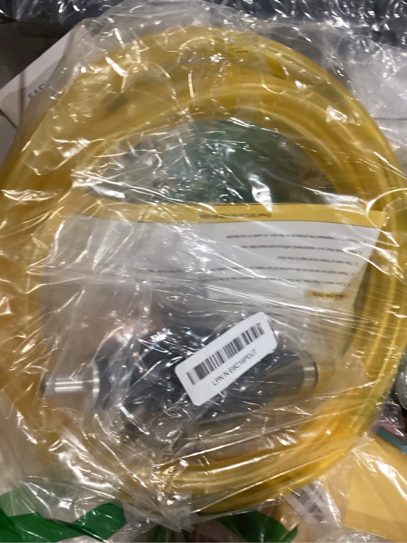 Condition photo showing As Is for gasoline transfer pump - fuel transfer pump, gas pump portable hand fuel siphon pump, oil, diesel, water, liquid, fluid, high flow 10 ft siphon hose for gasoline yellow