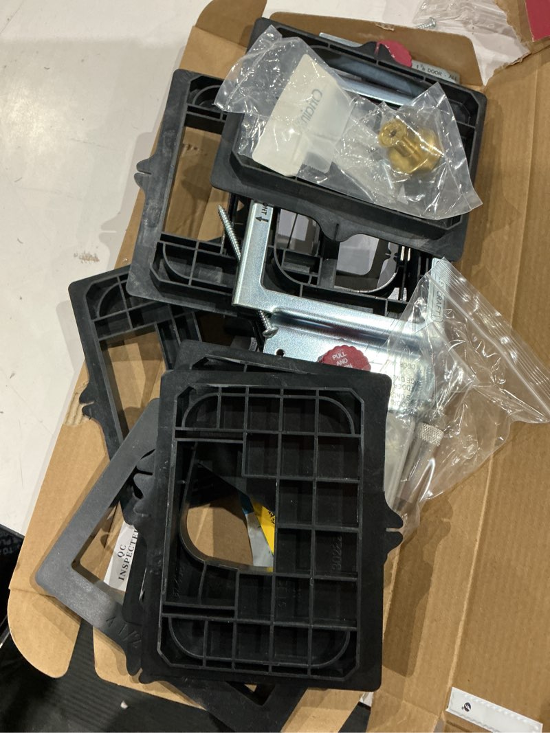 Condition photo showing As Is for milescraft 1233 hinge mate 350 - complete hinge installation kit - cut hinge mortises on doors - jambs - latches and strike plates - includes all hardware for 1-3/8 inch and 1-3/4 inch doors and 2-1/2 inch to 4-1/2 inch hinges