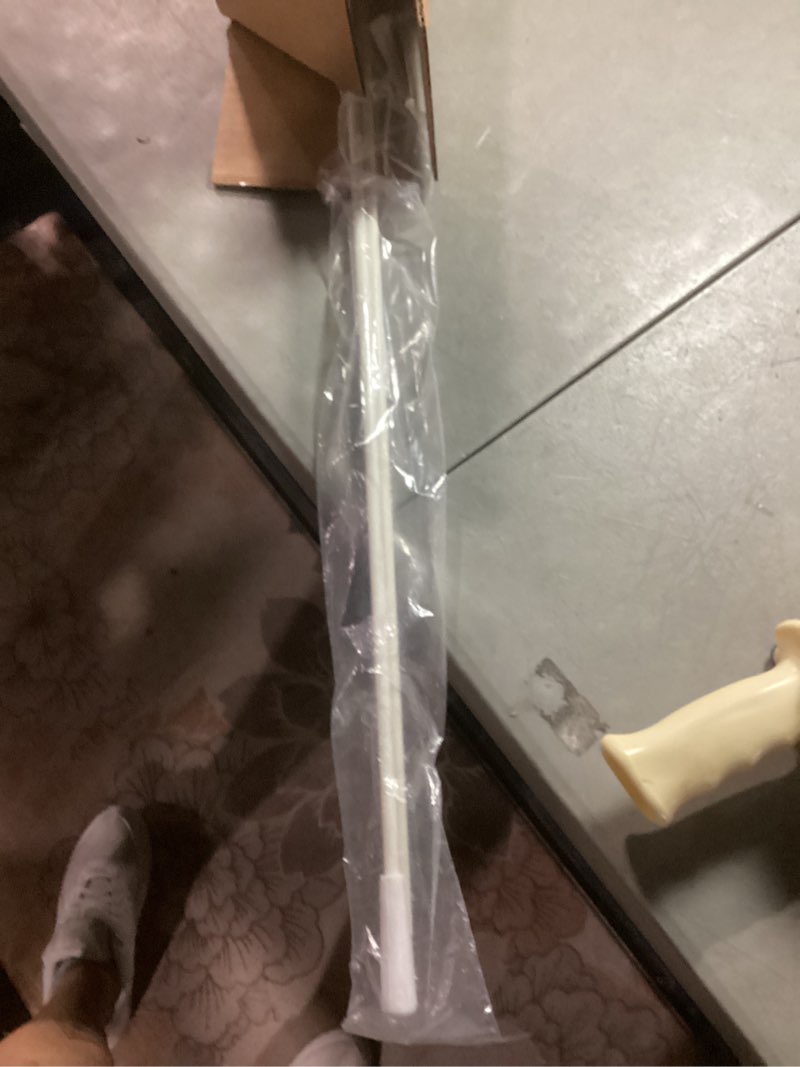 Condition photo showing As Is for 2 pack fiberglass blind wand replacement parts - stick accessory with hook and handle for vertical blinds?36inch? 36 inch