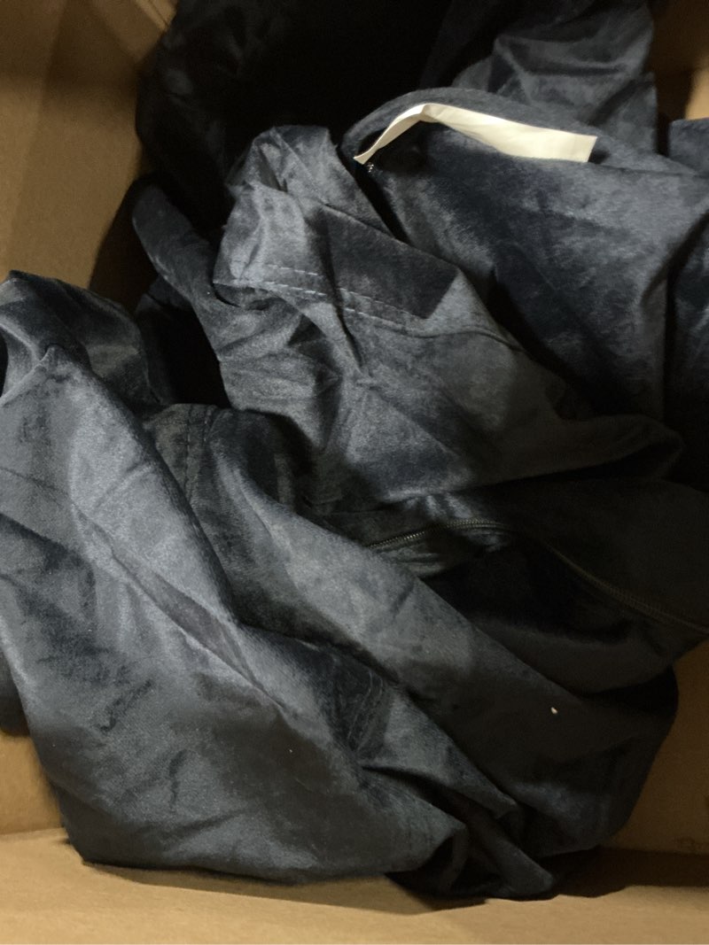 Condition photo showing Good Condition for Small Solid Kid Bean Bag Chair - Navy Blue