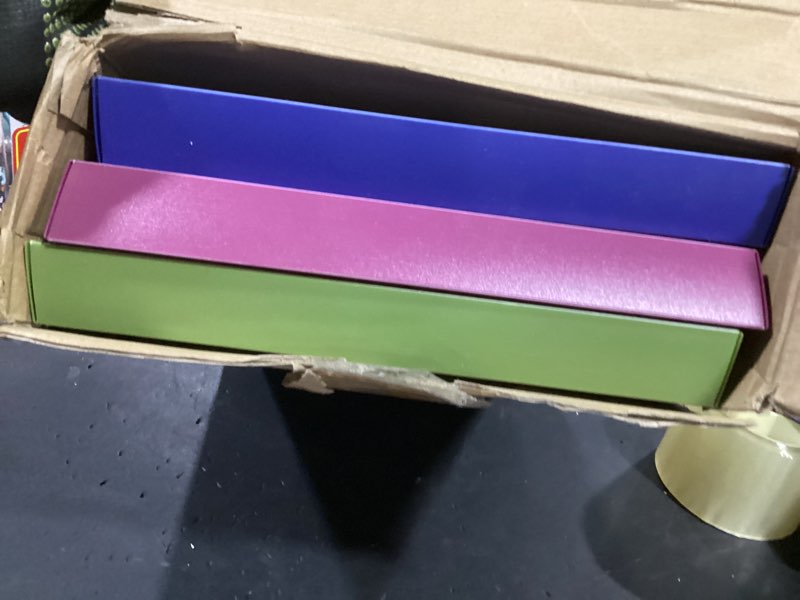 Condition photo showing Good Condition for fuutreo 6 pcs magnetic wall file organizer magnetic wall file holder refrigerator magazine holder for mail letters paper(dark vintage,12.2 x 9.4 inch) dark vintage 12.2 x 9.4 inch