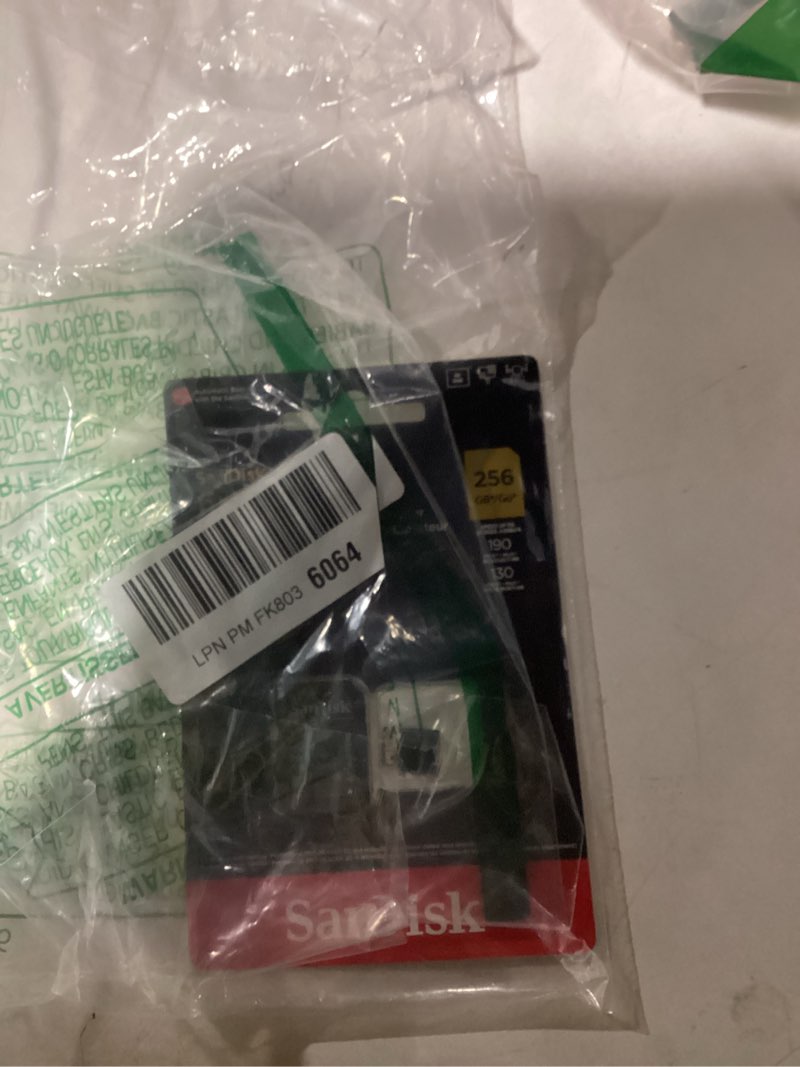 Condition photo showing Good Condition for SanDisk 256GB Extreme microSDXC UHS-I Memory Card with Adapter - Up to 190MB/s, C10, U3, V30, 4K, 5K, A2, Micro SD Card - SDSQXAV-256G-GN6MA