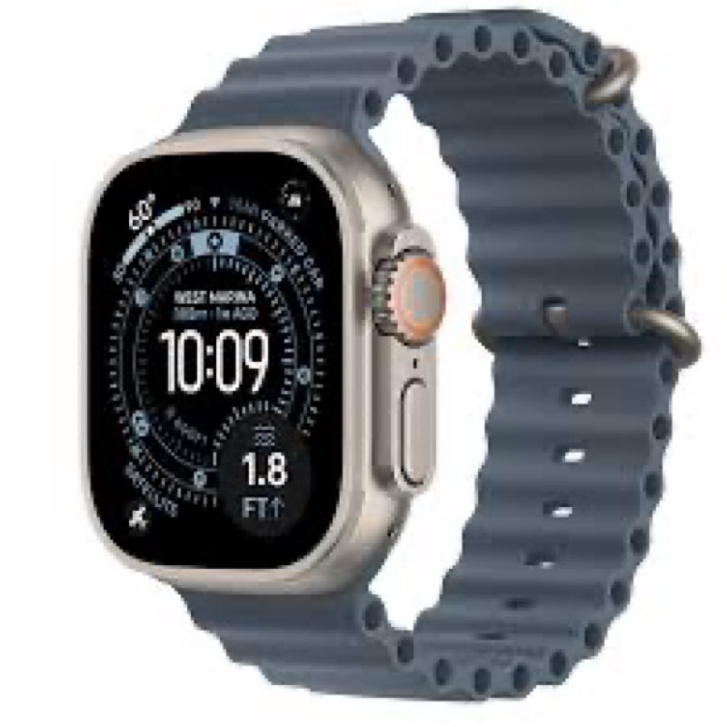 apple watch ultra 3 [gps + cellular 49mm] running & multisport smartwatch w/rugged titanium case w/b