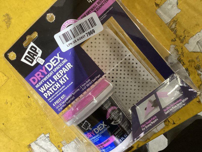 Condition photo showing Good Condition for dap drydex spackling wall repair patch kit, with pink/white dry time indicator, 8 oz (7079812345)