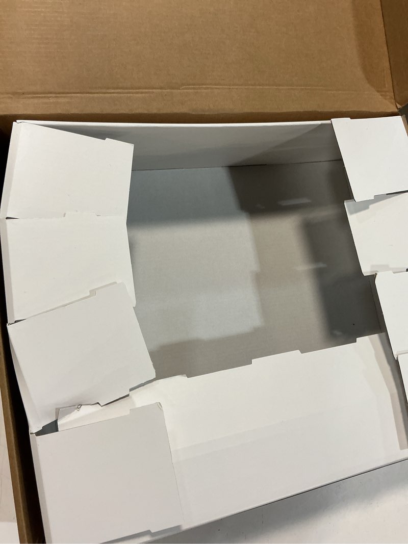 Condition photo showing As Is for fageverld 4-pack trading card storage box, 3200 count cardboard 4 row card box for mtg tcg baseball sports cards collection, top loader storage boxes, includes card dividers & stoppers 4 row-4 boxes