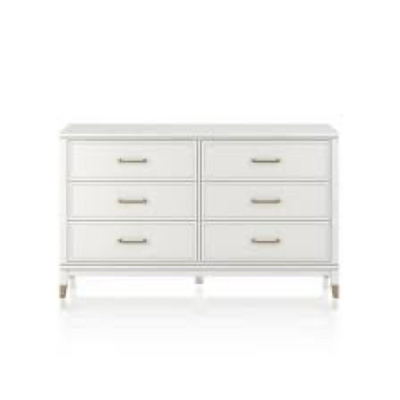 Cosmoliving By Cosmopolitan Westerleigh 6 Drawer Dresser, (Box 1)