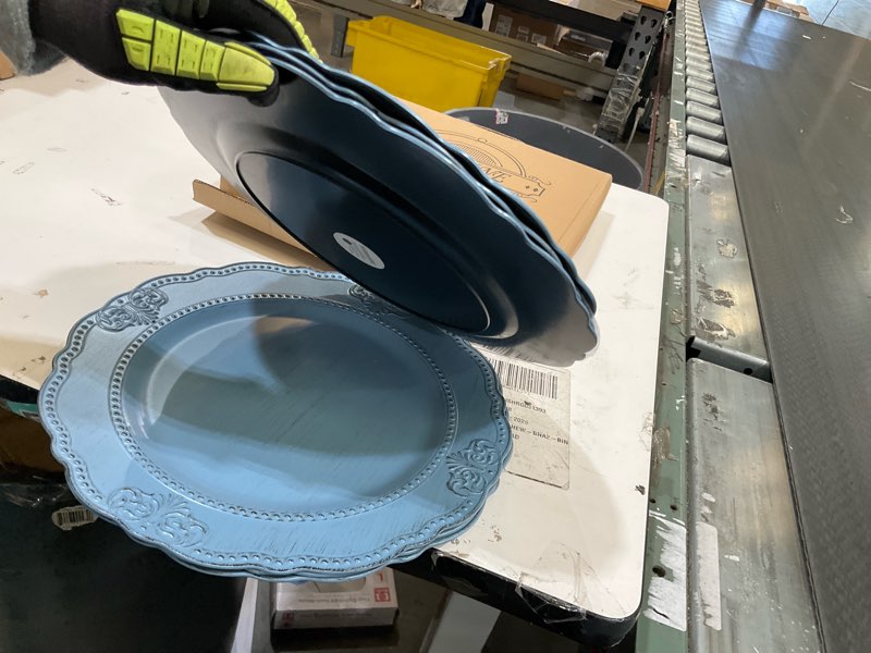 Condition photo showing As Is for home decor plates