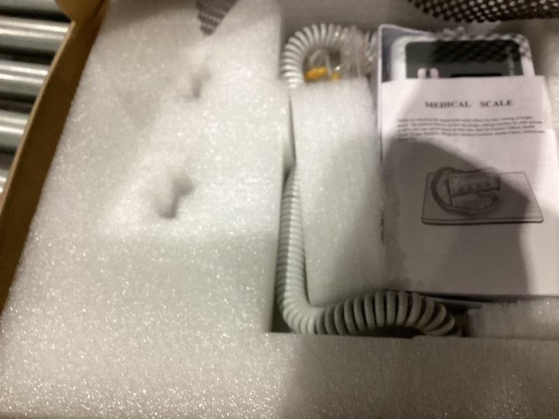 Condition photo showing Good Condition for Extra Wide Medical Digital Body Weight Scale - 440 lb/200 kg Capacity, High Accuracy, Heavy Duty Portable Bathroom Scale, Easy to Read, Ideal for Office Wrestling Home, Hospital, Gym & Bariatric Use 440LB