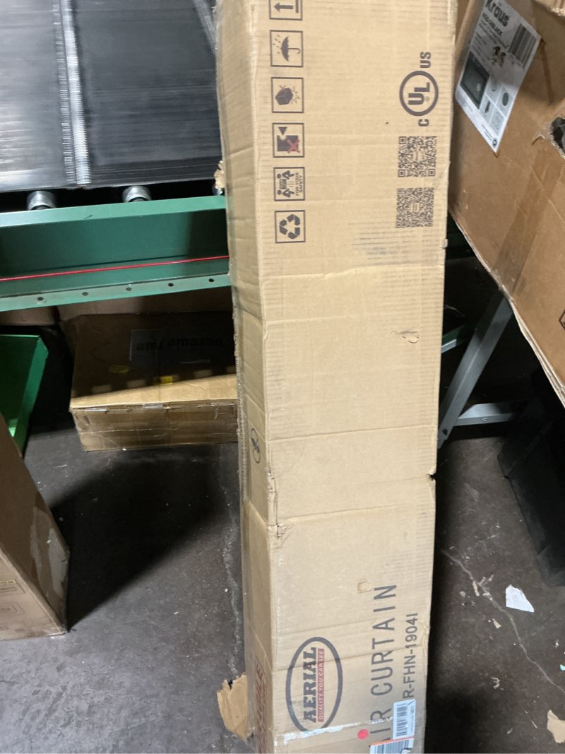 Condition photo showing Good Condition for durasteel wall mounted air curtains for doors commercial - 48 inch white fly fans - super power over door fan with ms switch - sliding under door fans to move air curtain blower keep flies bugs out titan-2 48" white