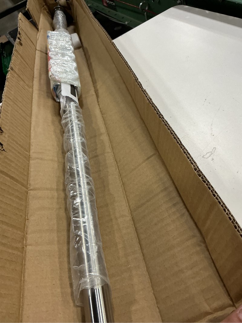 Condition photo showing Good Condition for baoyouni tension shower window curtain rod extendable metal closet wardrobe rail bar clothes hanger drying rack 25.4mm diameter (grey, 50.8-79.9 inches) 50.8 - 79.9 inches grey