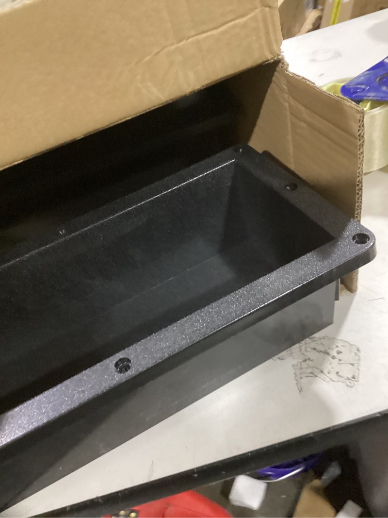 Condition photo showing As Is for shower niche recessed shower shelves, 16" x 40" abs plastic bathroom soap niche multiple storage and large space, best for bath div
