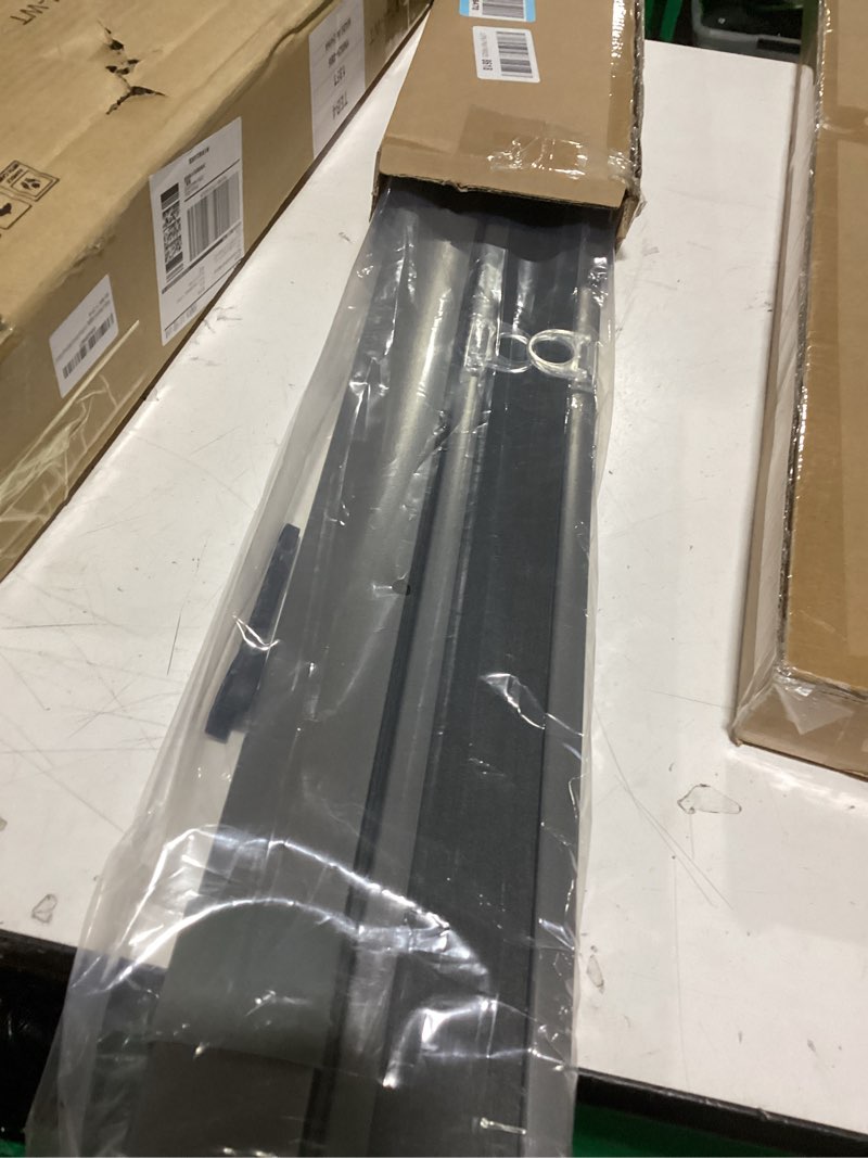 Condition photo showing New/Like New for lazblinds no tools no drill cordless cellular shades, top down bottom up (tdbu) honeycomb shades for home, blackout light blocking thermal insulation blinds for windows, 31" w x 48" h, black blackout - black 31" w x 48" h