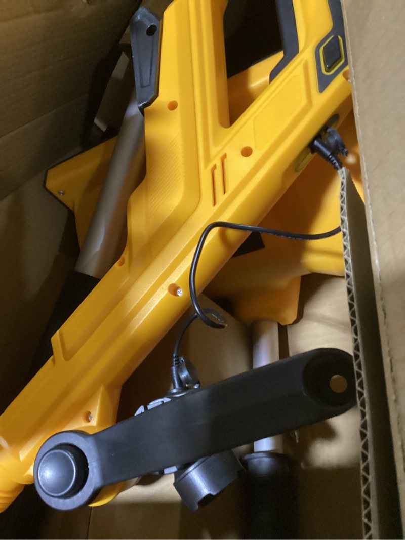 Condition photo showing As Is for Cordless Snow Shovel Compatible with Dewalt 20V Max Battery(NO Battery), 12'' Electric Snow Shovel with LED Lights & Adjustable Chute, Lightweight Snow Blower for Driveway, Sidewalks