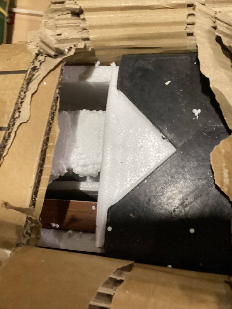 Condition photo showing New/Like New for 47" Home Office Desks, Executive Desk, Farmhouse Computer Desk with Drawers and Charging Station, File Drawer, Storage Cabinet, Rustic Computer Writing Desk,Antique White White 59"