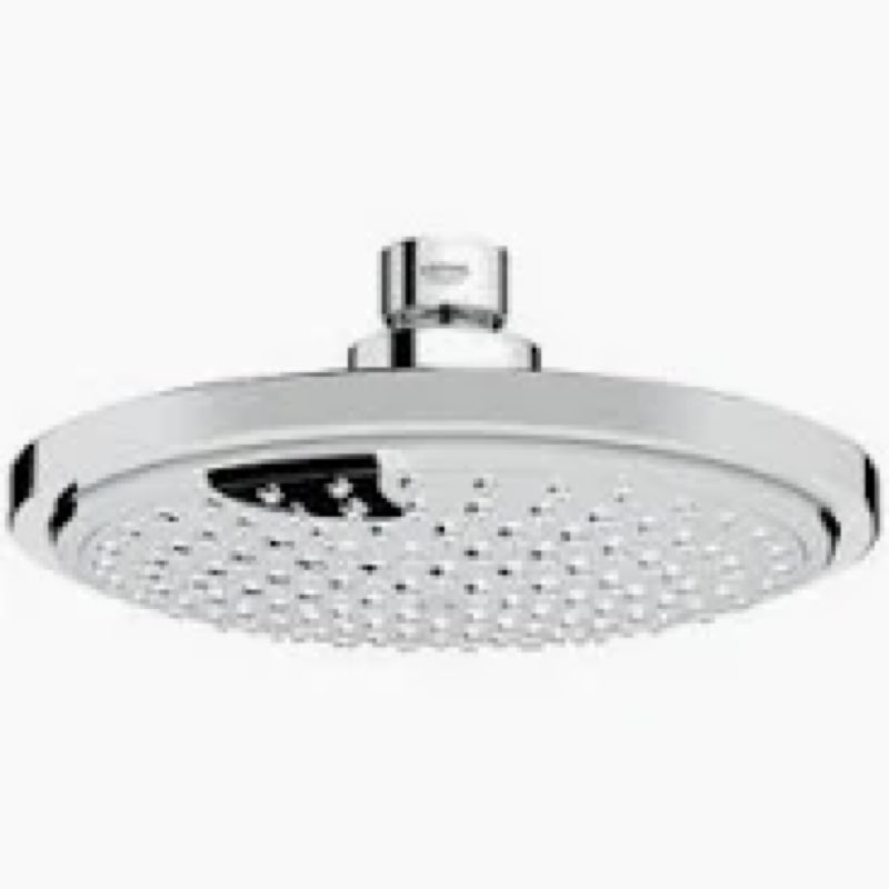 jeriussg 8" High-Pressure Rain Shower Head with 20 Stage Filter & 9-Inch Adjustable Height Shower Ar