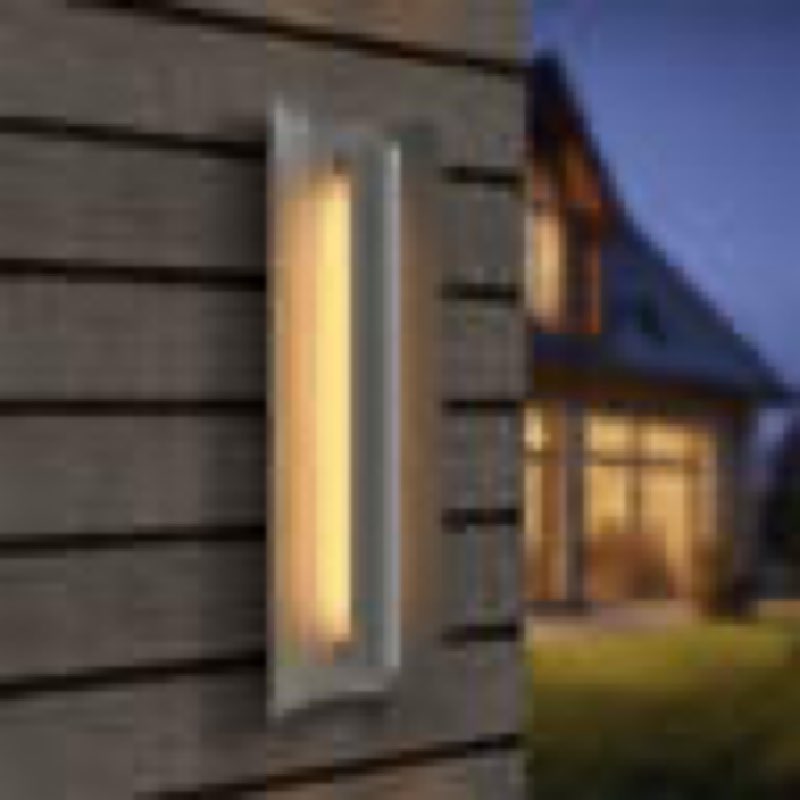 20''H Iron Led Wall Light with Dusk to Dawn