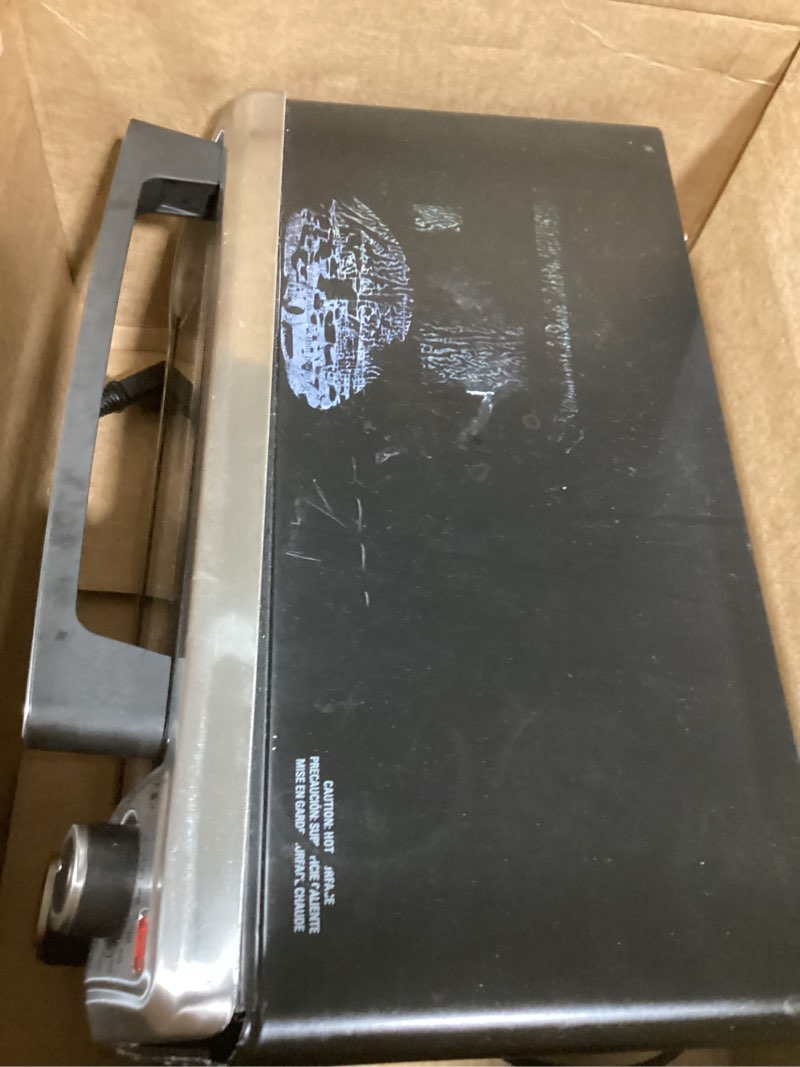 Condition photo showing As Is for black+decker to1313sbd toaster oven, 15.47 inch, silver