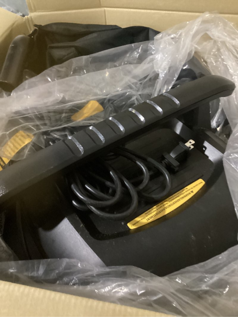 Condition photo showing Good Condition for dewalt stealthsonic quiet 12-gallon 5.5-hp corded wet/dry shop vacuum with accessories included